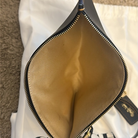 Coach Rae Tote Black Leather Bag - Picture 11 of 12